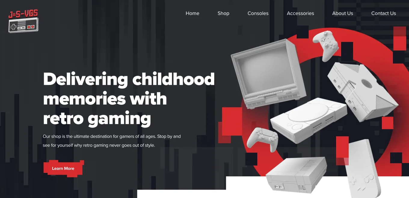 J&S Video Games retro gaming storefront